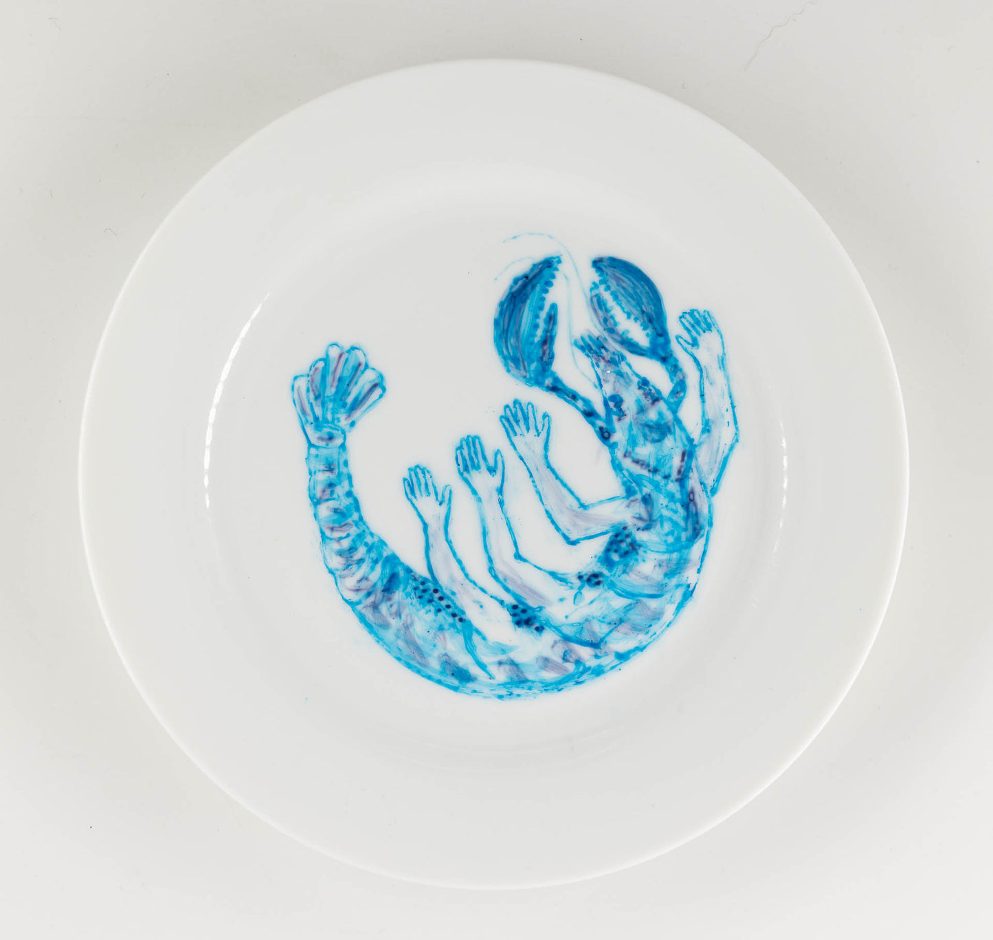 Debra Broz – Armed Blue Crayfish, 2024