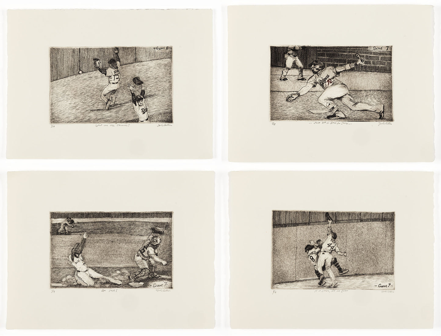 John Collins - The Four Graces, 2026 - Limited Edition Intaglio Prints (Set of Four)