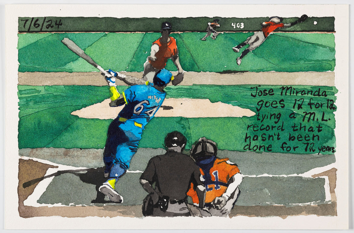 John Collins – Moonlight Graham No. 77, 2024