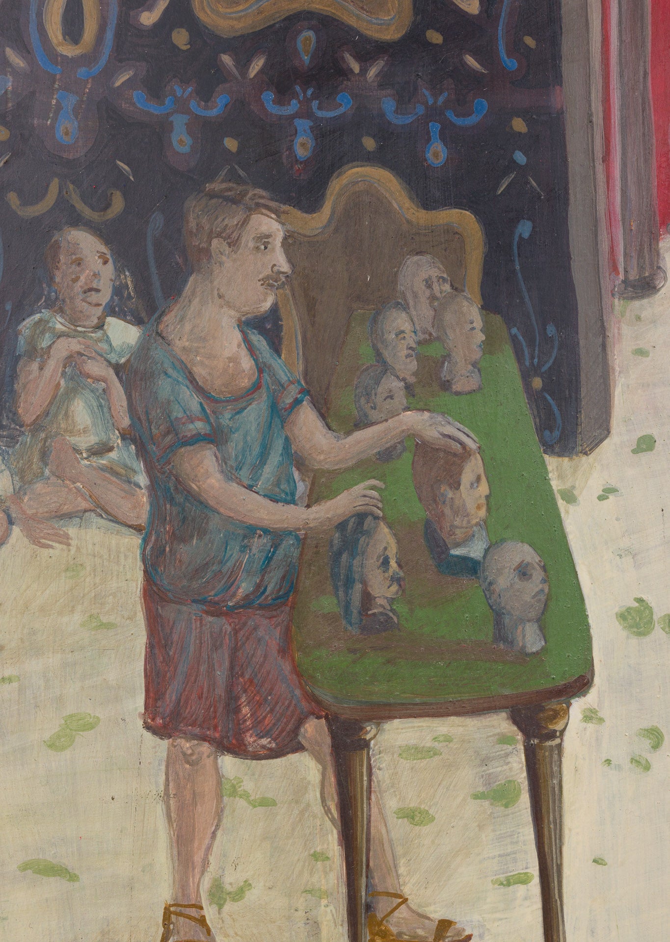 Chris Ulivo, Pathetic Attempt at Adjusting the Genii Table in Anticipation of Athena’s Visit
