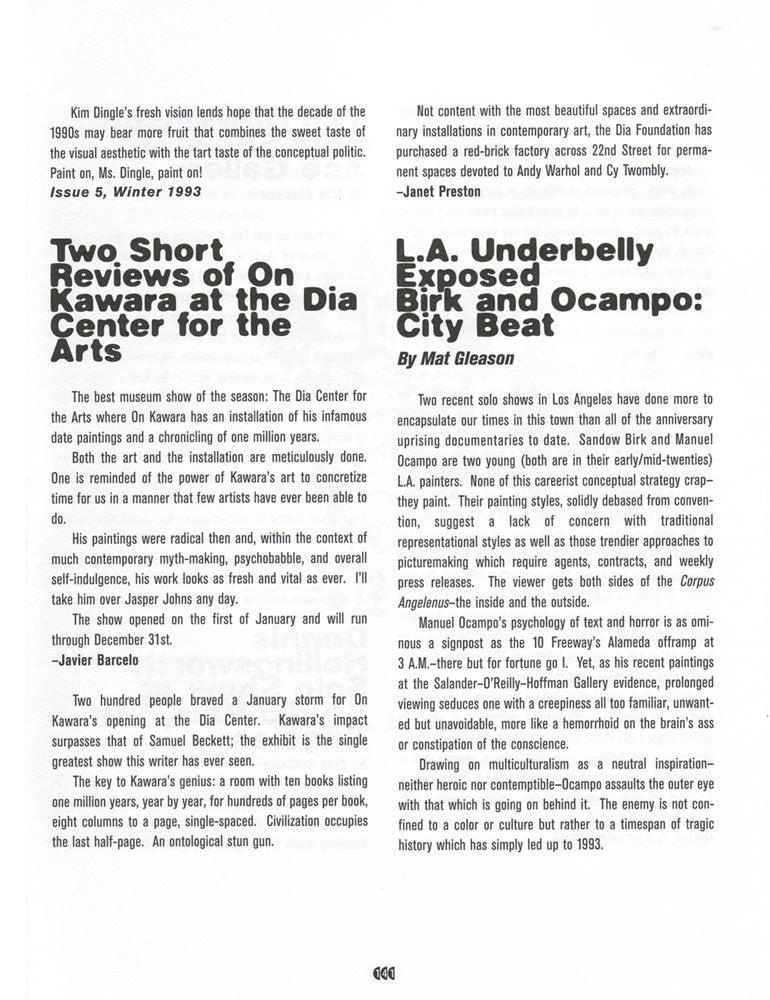 Most Art Sucks: Five Years of Coagula