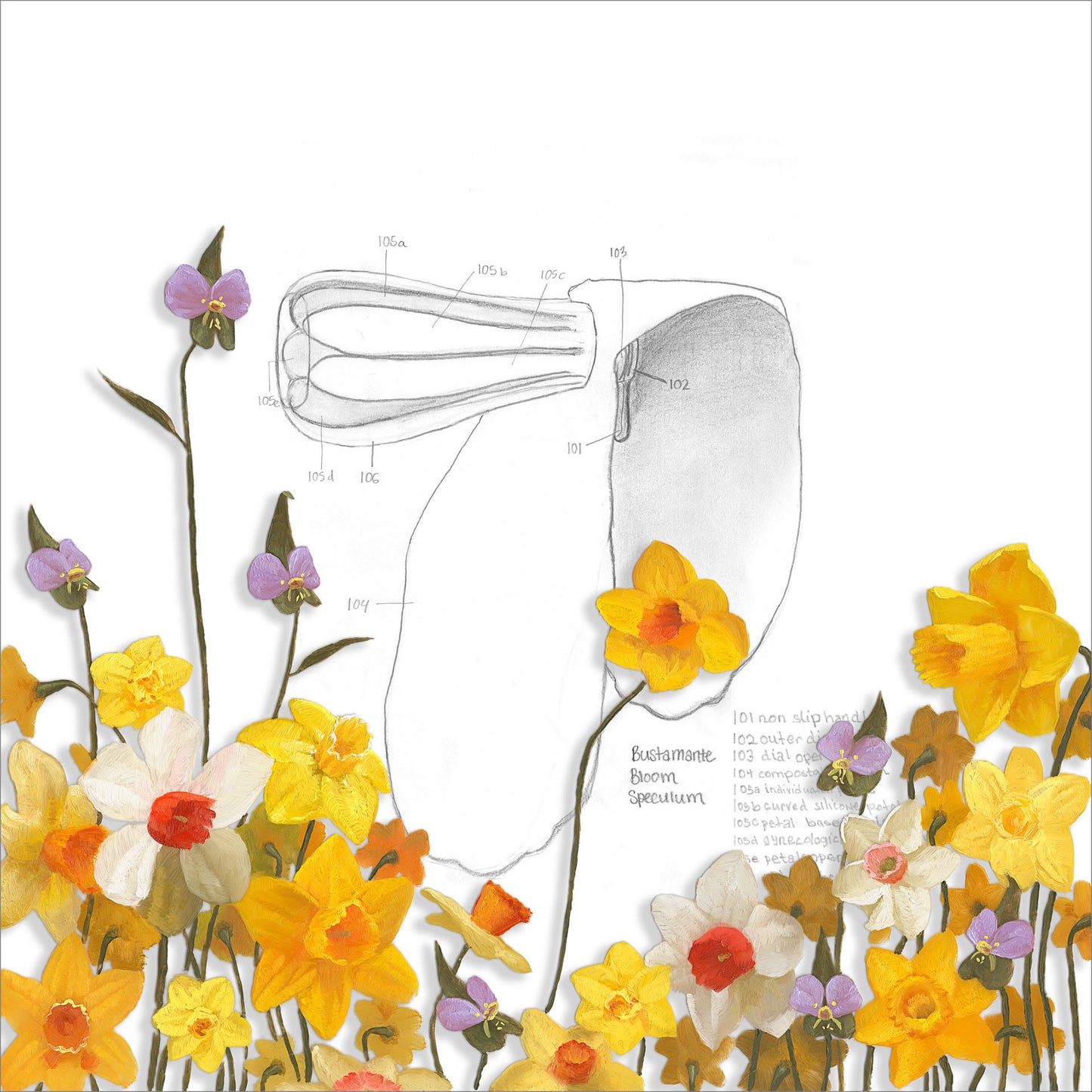 Nao Bustamante ~ Bloom Speculum Suite, 2021 ~ Edition of 10