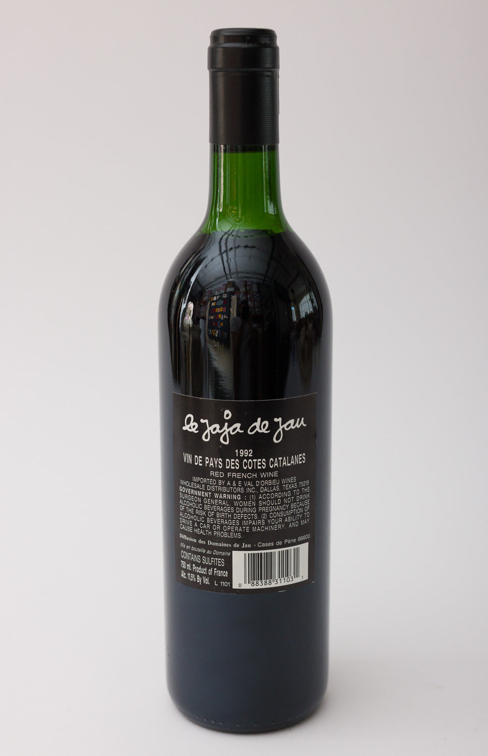 Ben Vautier - Wine - Vin de pays des cotes catalanes - Le Jaja de Jau, 1992