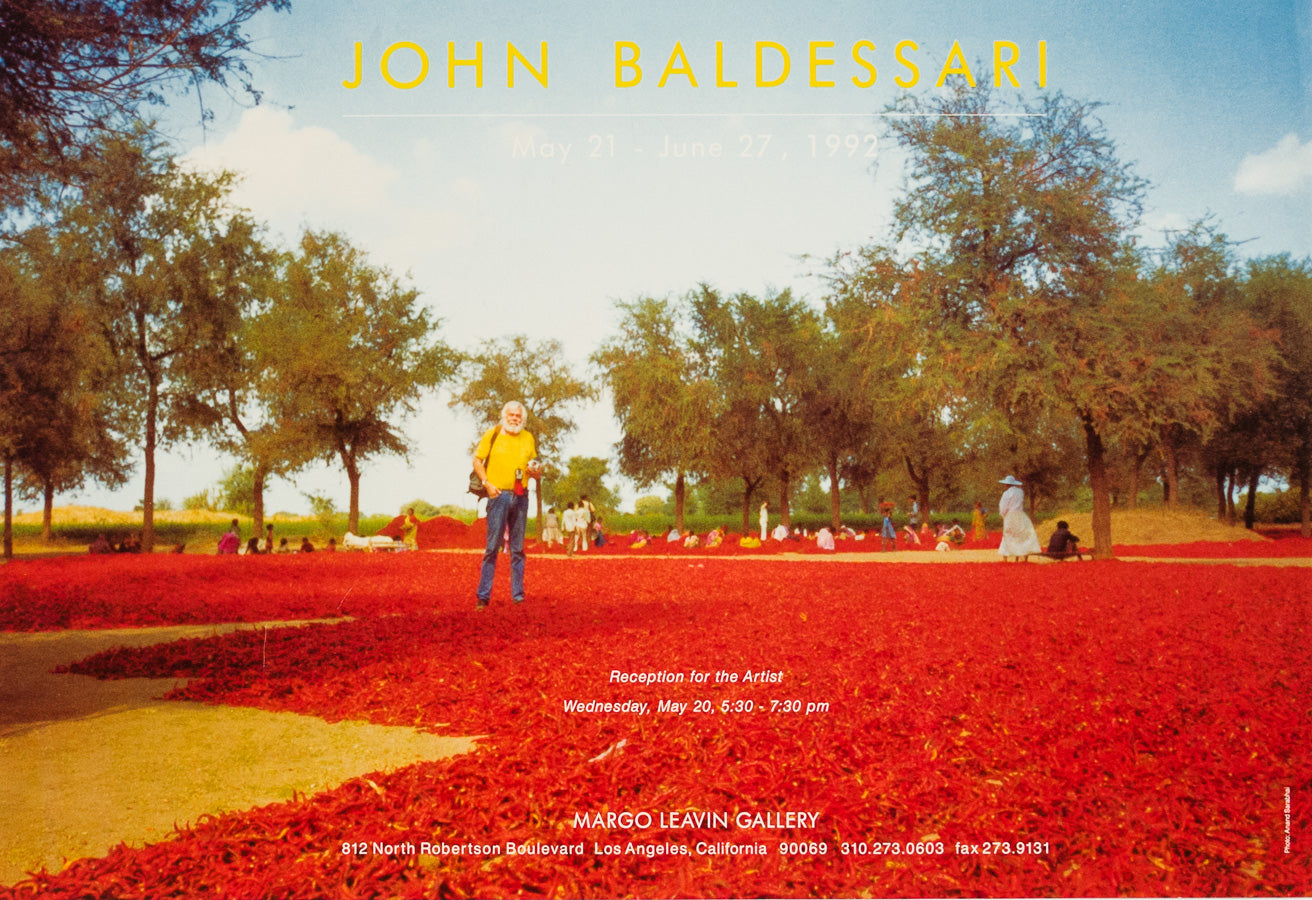 John Baldessari, Margo Levin Gallery, Exhibition Poster, 1992