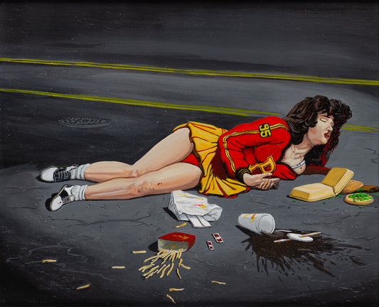 Sandow Birk ~ The Tragic Death of Sheila Lorta, 1992