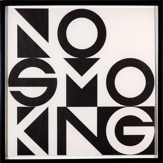 George Brecht, No Smoking - Bromide Print