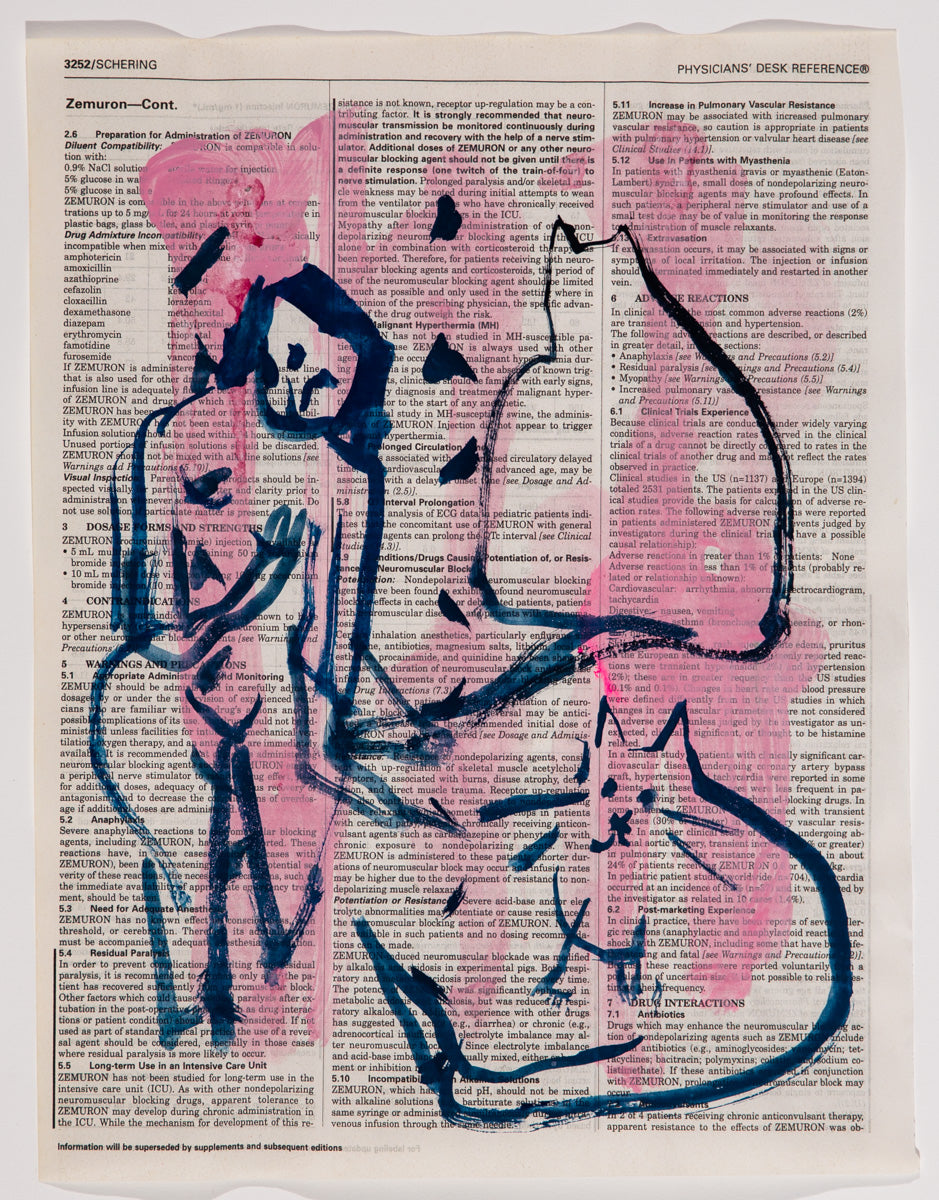 Julia Schwartz ~ Book Cats #3 (lady), 2018