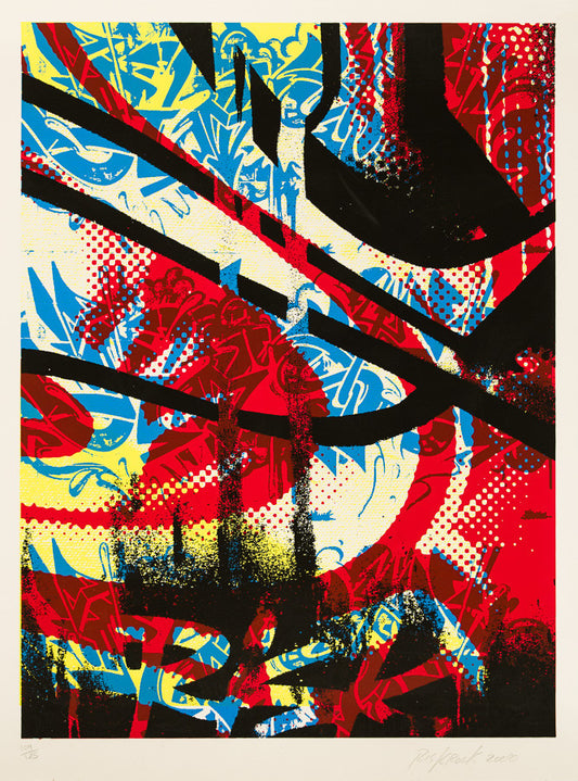 Risk – Untitled #1 , Signed Silkscreen, 2008