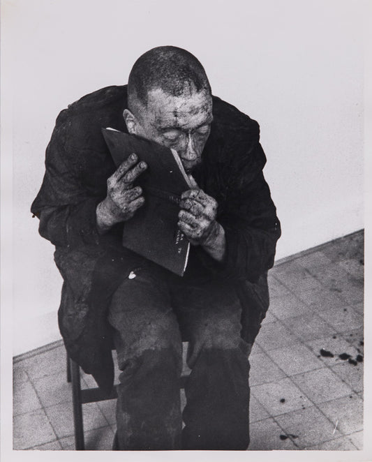 Reindeer Werk, Performance at Galerie St. Petri, Lund, Sweden, Silver Print - 1975