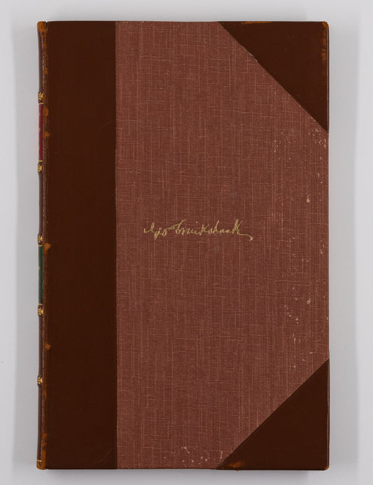 On the Genius of George Cruikshank – William Makepeace Thackery [Signed, 1st Ed.]