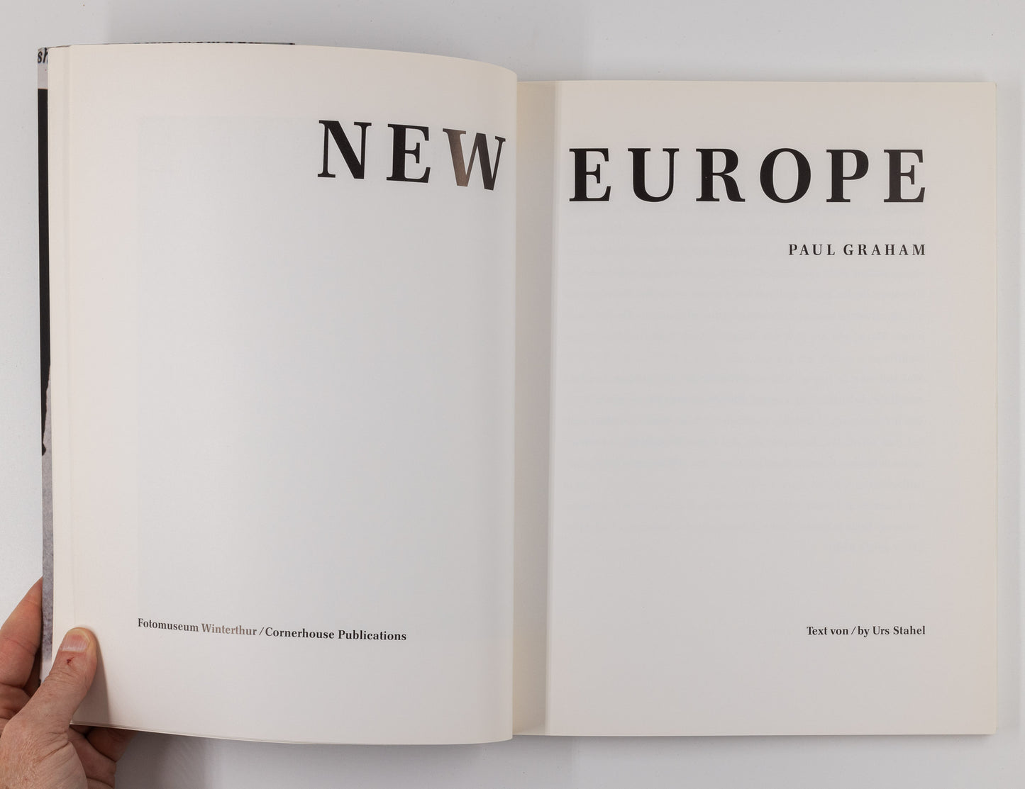 New Europe – Paul Graham [1st Ed.]