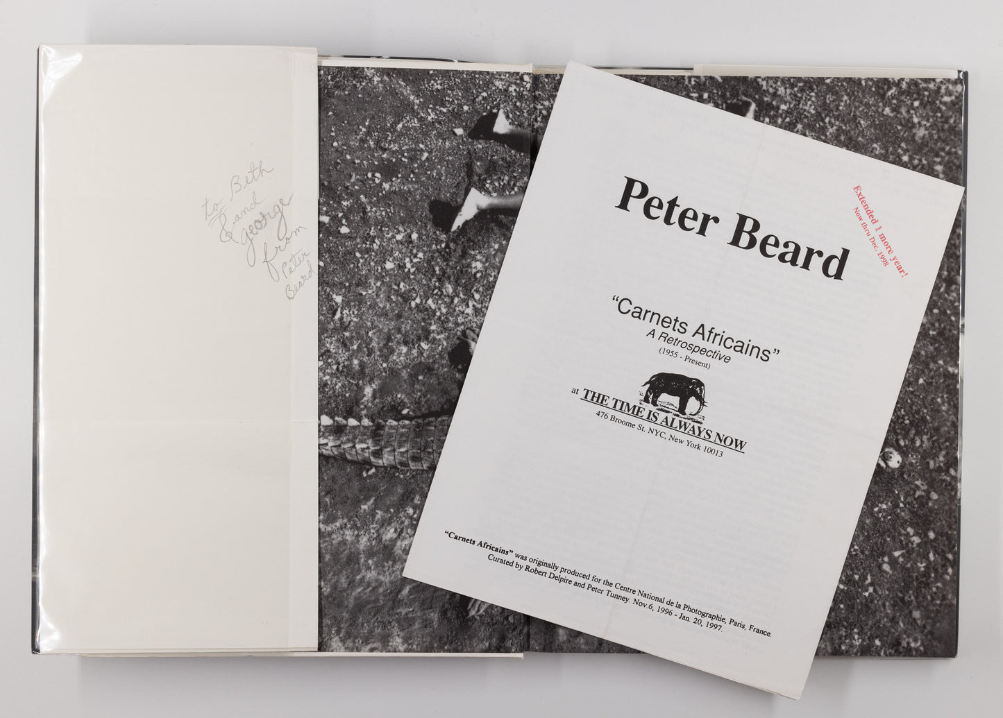 Diary – Peter Beard [Signed, 1st Ed.]