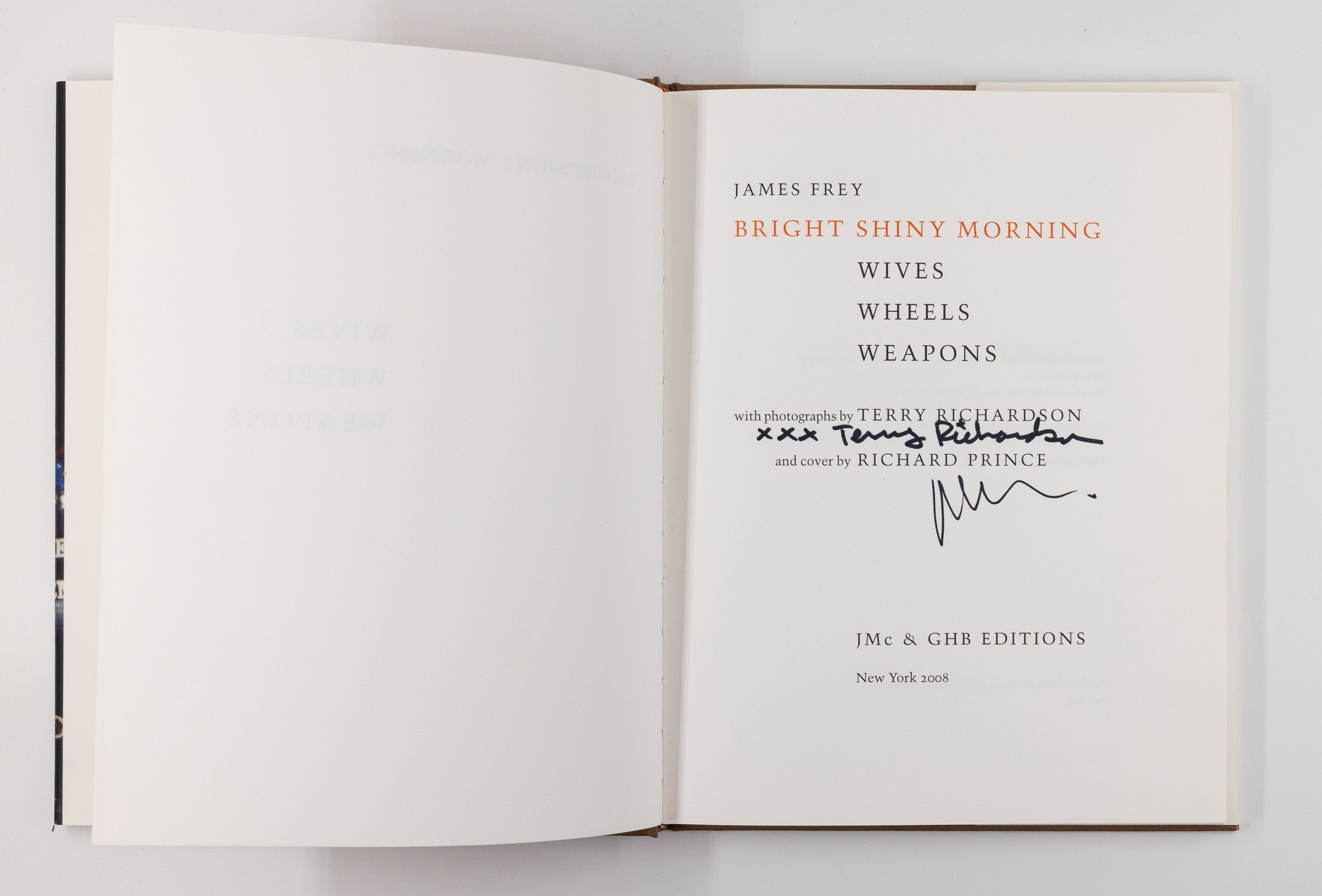 Wives, Wheels, Weapons – James Frey [Signed, 1st Ed.] – Track 16