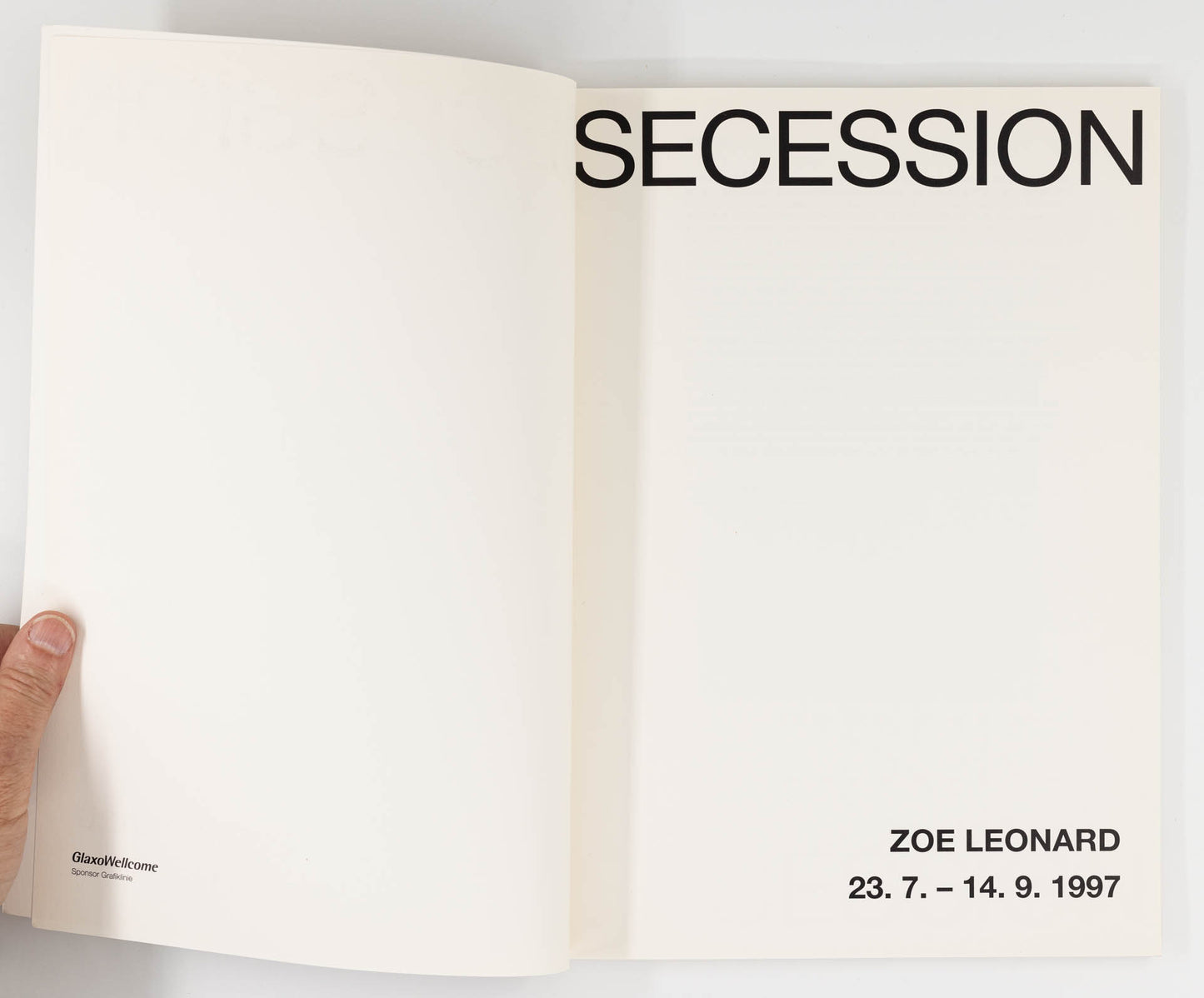 Secession – Zoe Leonard [1st Ed.]