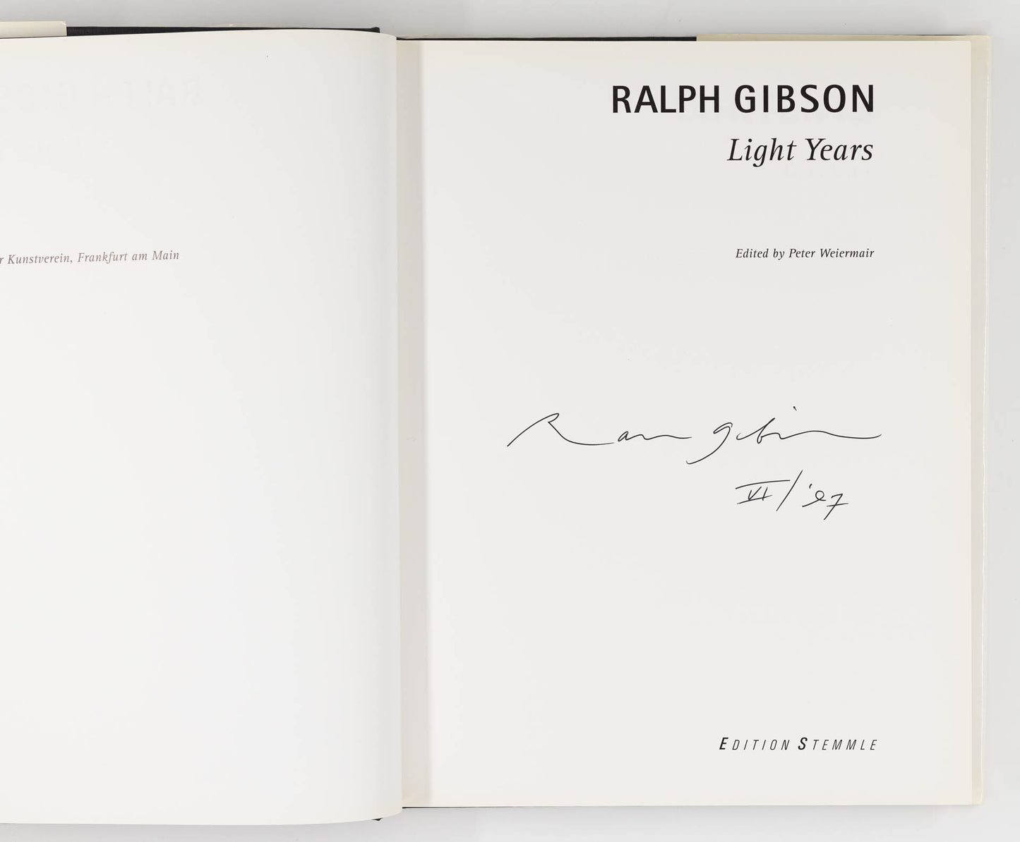 Light Years – Ralph Gibson [Signed, 1st Ed.]