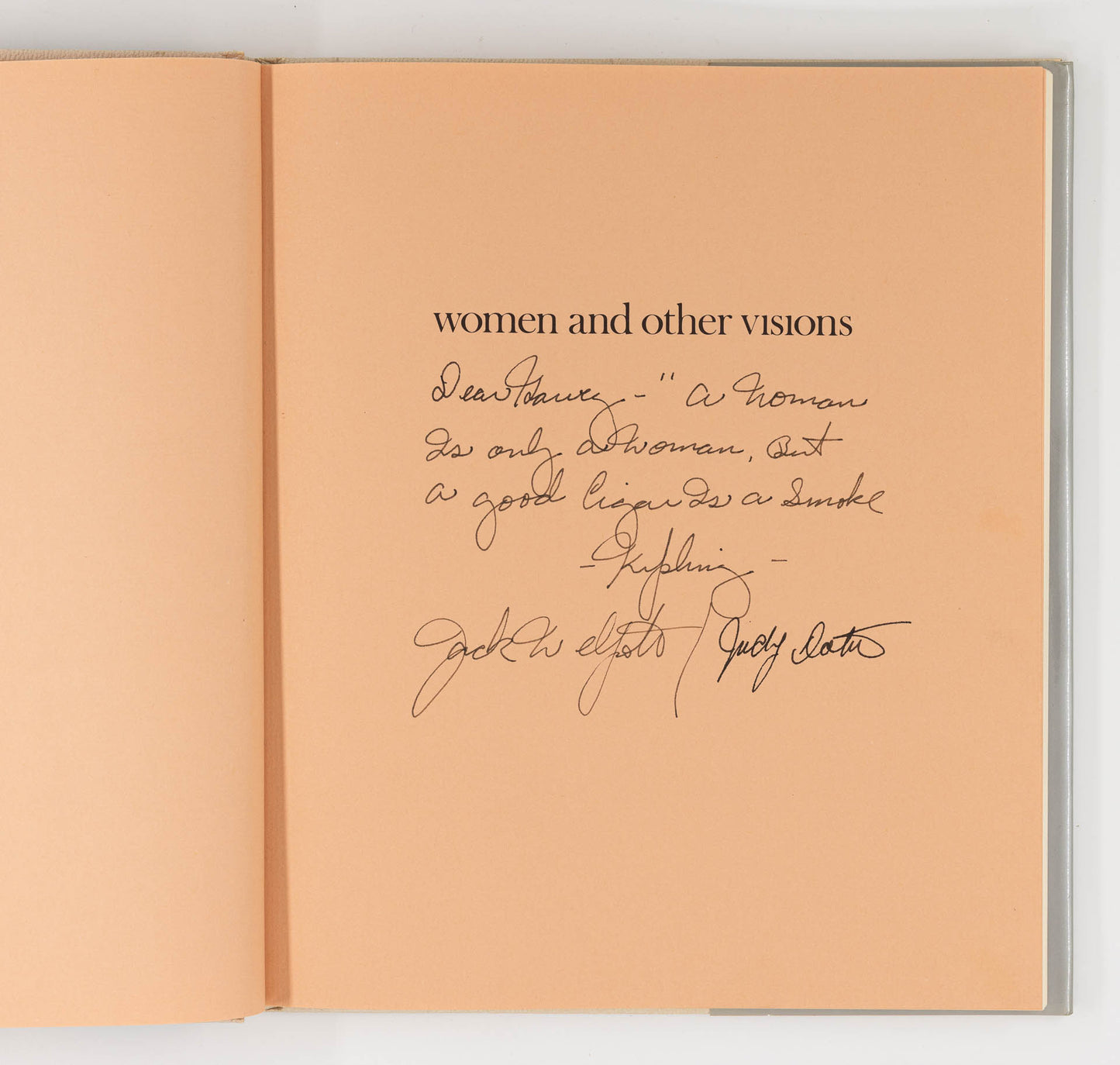 Women and Other Visions – Judy Dater, Jack Welpott [Signed, 1st Ed.]