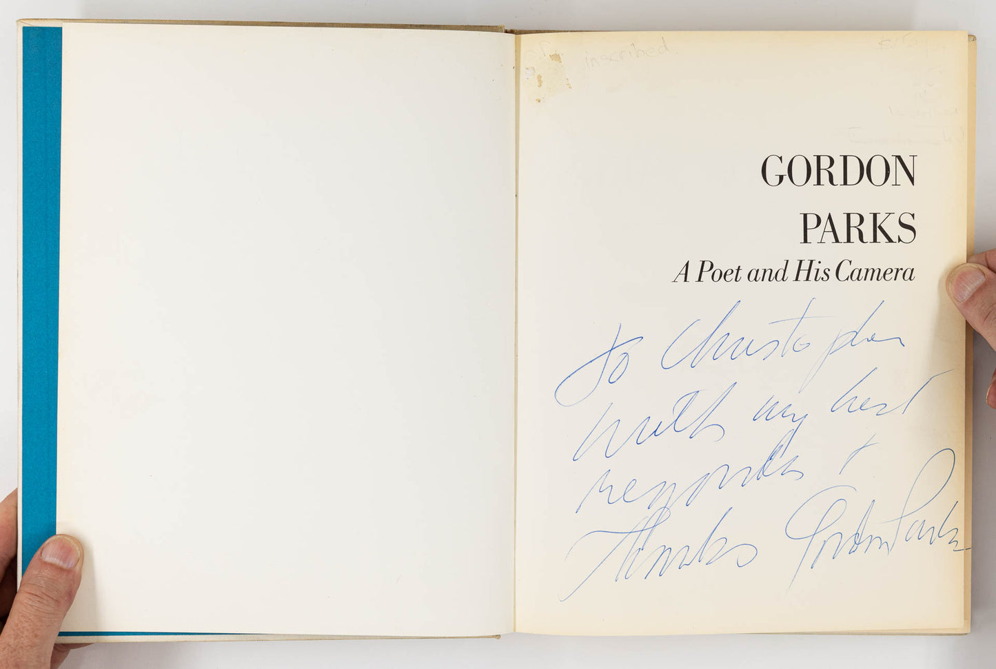 A poet and His Camera – Gordon Parks [Signed, 1st Ed.]