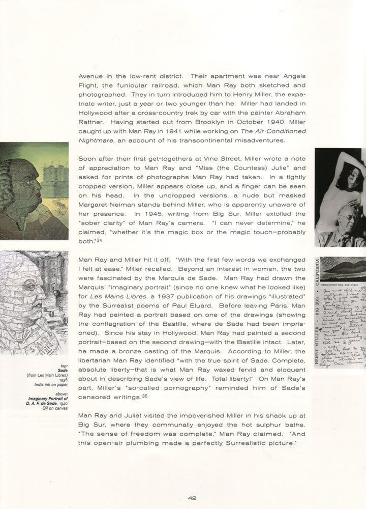 Man Ray: Paris~LA [Hardcover Exhibition Catalogue]