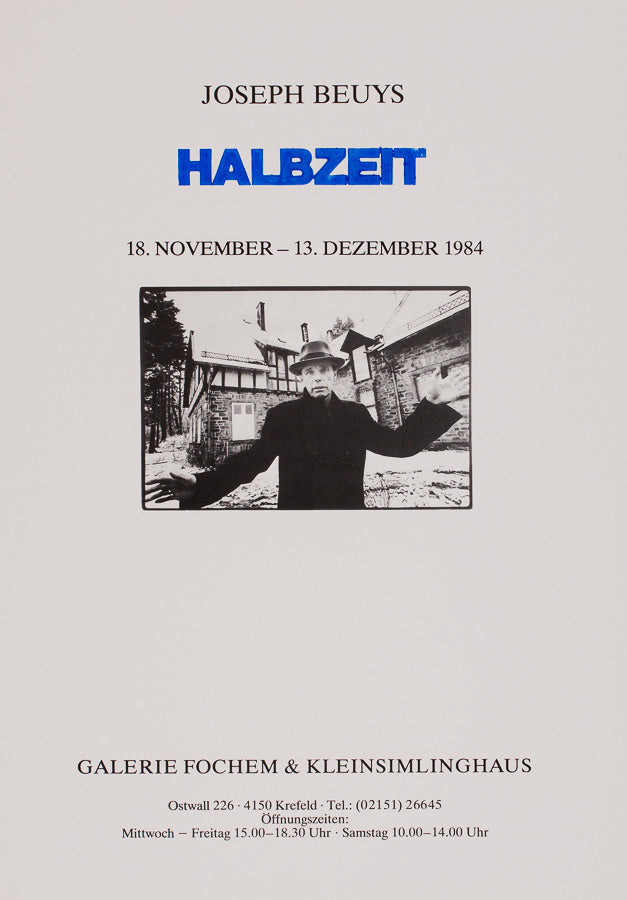 Joseph Beuys, Halbzeit. Galerie Fochem & Kleinsimlinghaus, Krefeld.