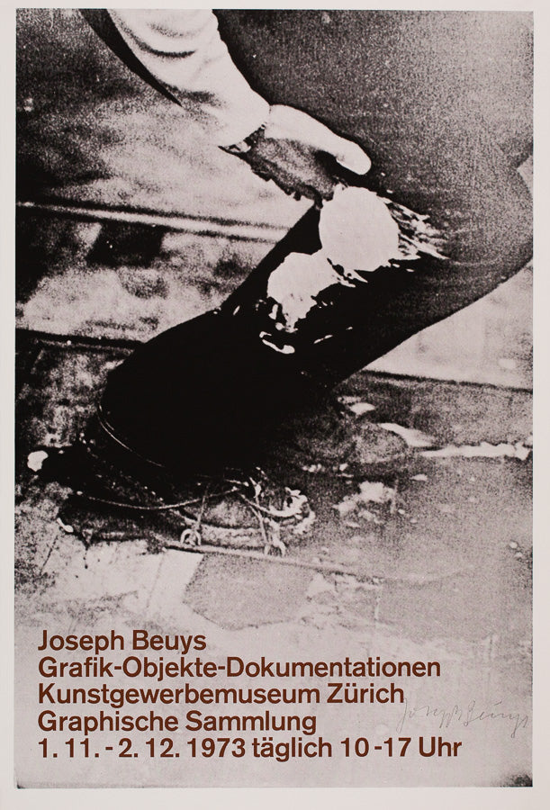 Joseph Beuys, Objekte - Grafik - Dokumentationen. Zürich 1973 [poster]