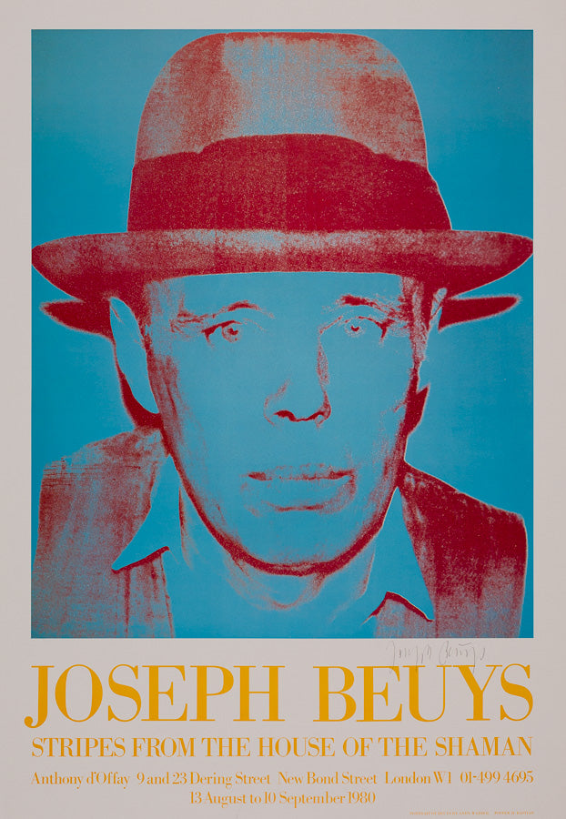 Joseph Beuys, STRIPES FROM THE HOUSE OF THE SHAMAN. - Andy Warhol