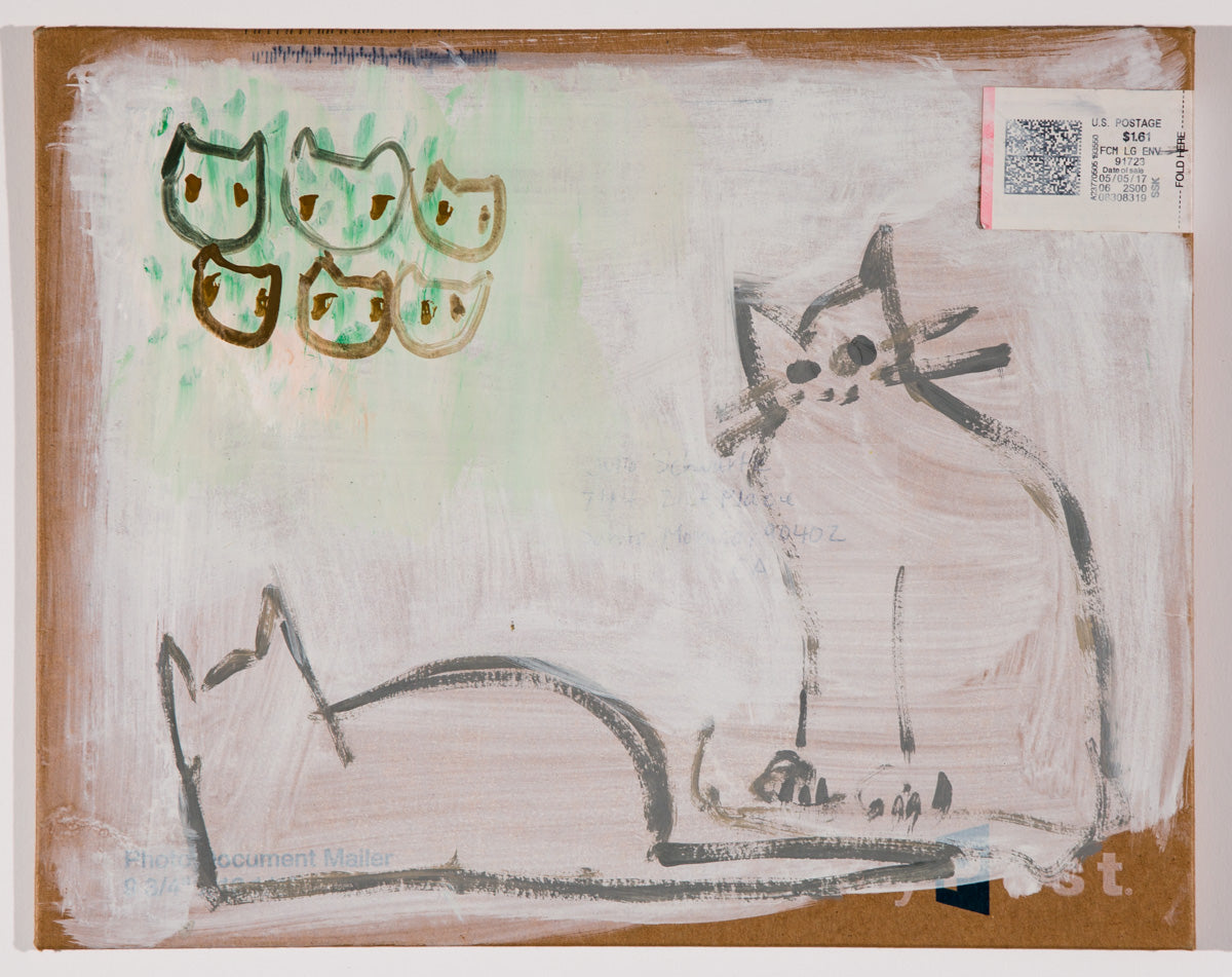 Julia Schwartz ~ Cat Stamp, 2018