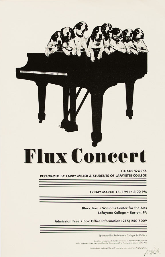 Larry Miller, Flux Concert, March 15, 1991, Lafayette College