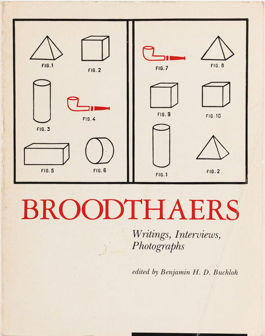 Broodthaers by Benjamin H.D. Buchloh [Softcover]