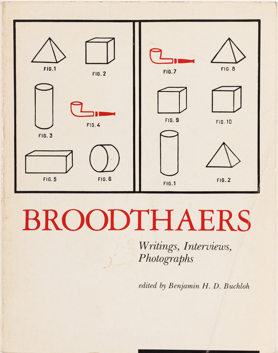 Broodthaers by Benjamin H.D. Buchloh [Softcover]